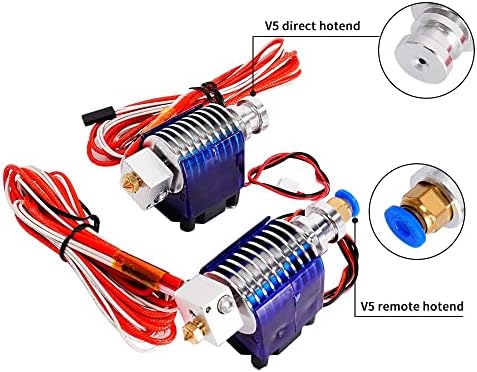 [OEM] 2/1PCS E-3-D V5 V5 V5 ערכת J-HEAD HOTEND 12V 40W מרחוק Bowden Hotend Cooling Block זרבובית לנימה של